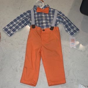 🐣 Easter Outfit Special Occasions Pants,Shirt,Suspenders Set